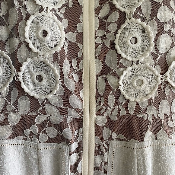 BEGUILE BY BYRON LARS SIZE 6 BEAUTIFUL CHARISSIMA WHITE BEIGE - Picture 9 of 14